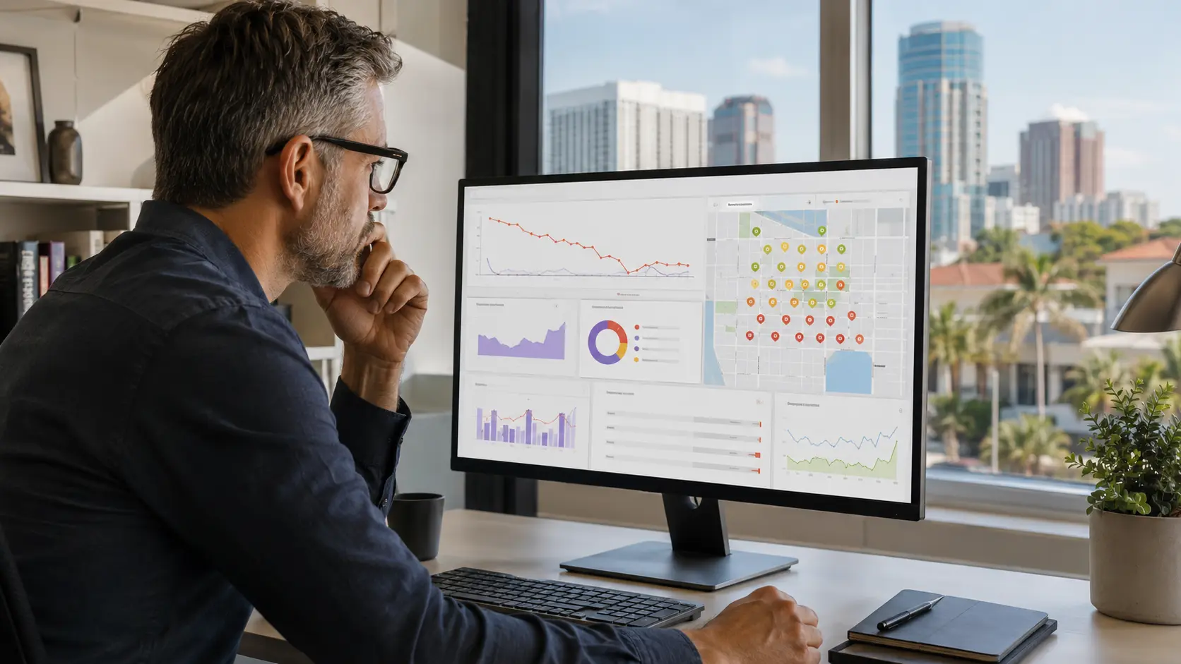 Local SEO strategist diagnosing a decline in local search visibility